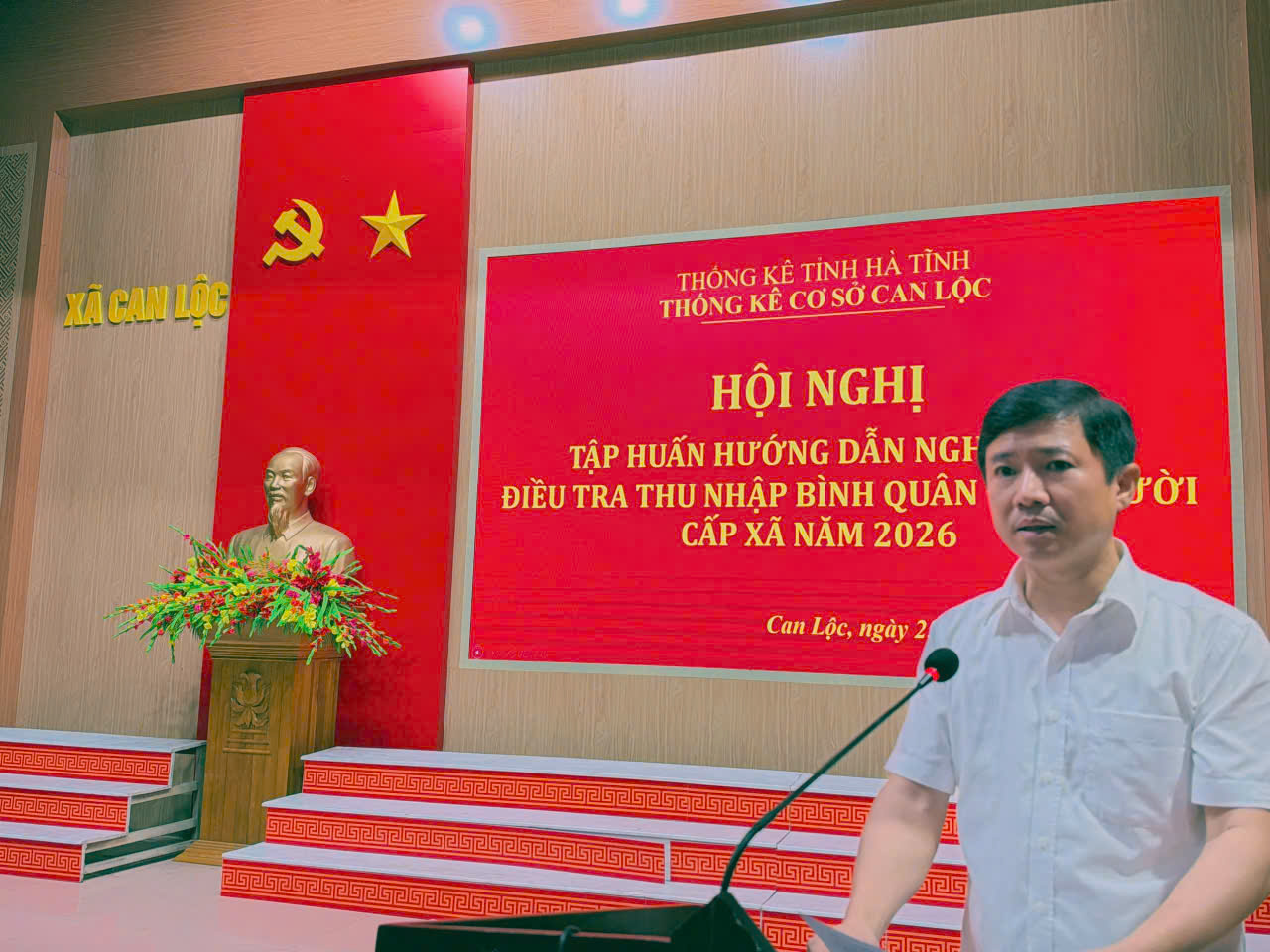 Hội nghị tập huấn hướng dẫn nghiệp vụ điều tra thu nhập bình quân đầu người cấp xã năm 2026