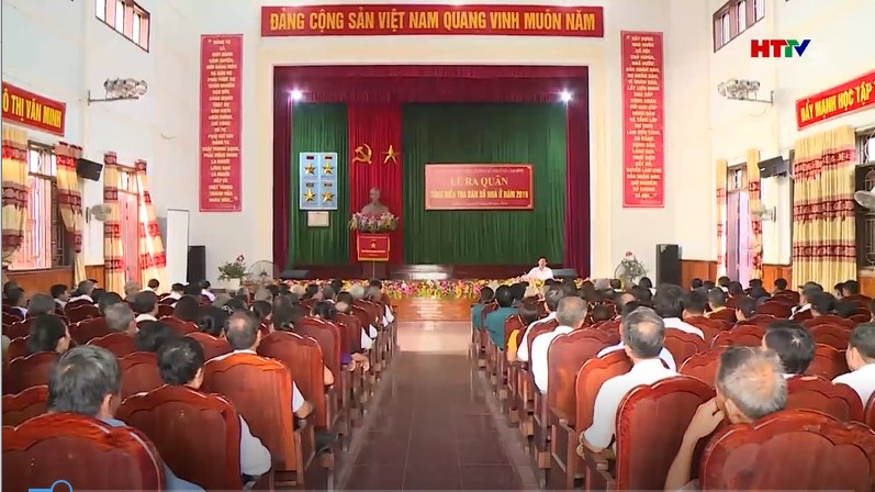 Huyện Cẩm Xuyên thực hiện Tổng điều tra Dân số và Nhà ở năm 2019 tại 327 địa bàn toàn huyện